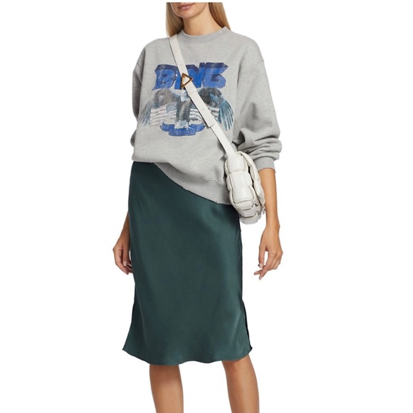 Anine Bing Dresses & Skirts - NWT Anine Bing Green Silk Skirt